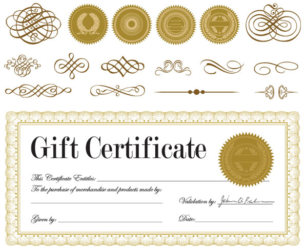 Gift-certificate-Vector