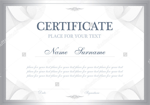 blank certificate templates for microsoft word