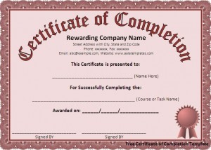 Free-Certificate-of-Completion
