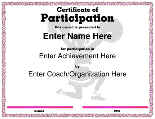 Free-Printable-Certificate-of-Participation