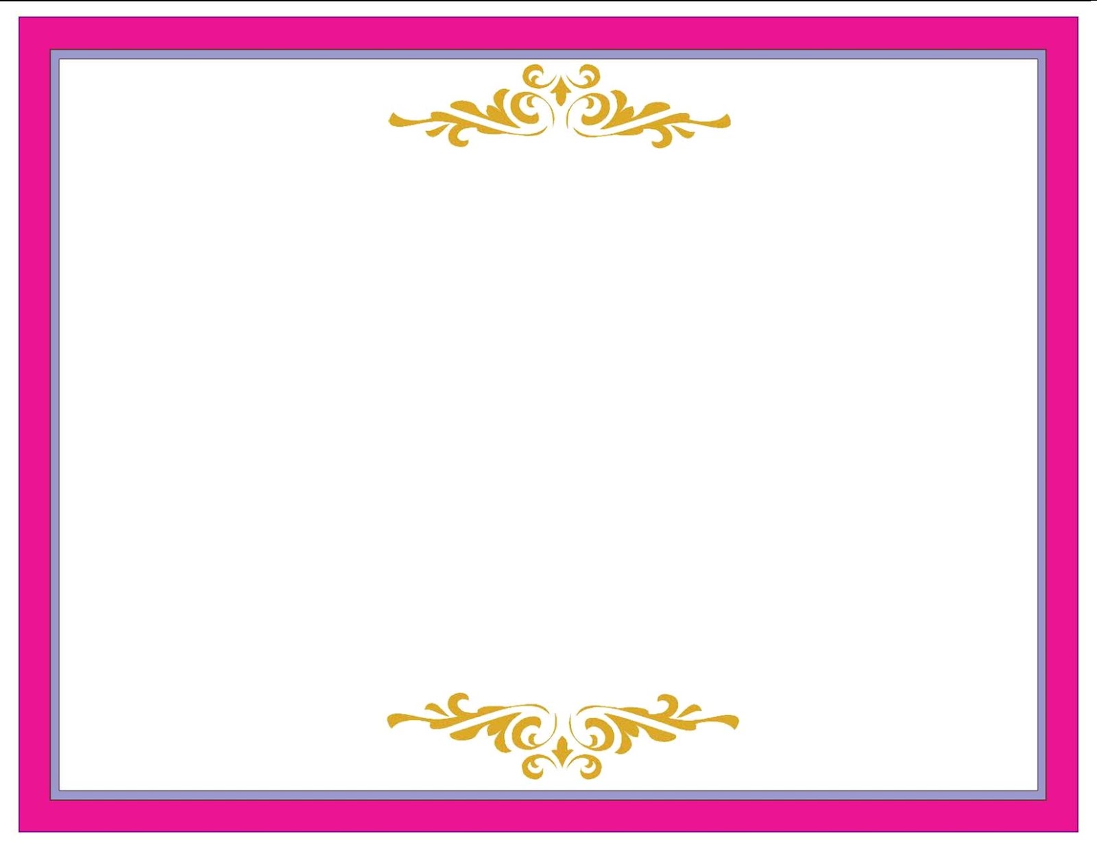 pink frame borders