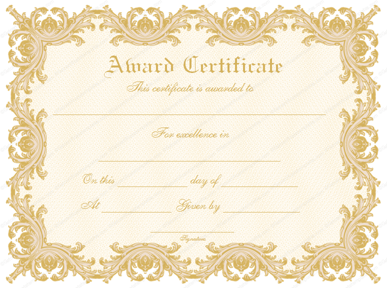 formal-award-Certificate-Template