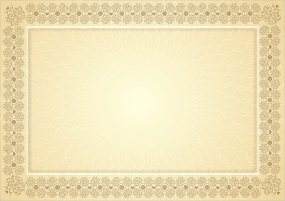 word-doc-Vintage-gold-frame-Blank-Certificate