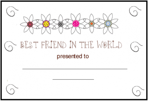 word-doc-Printable-Best-Friend-In-The-World-Certificate