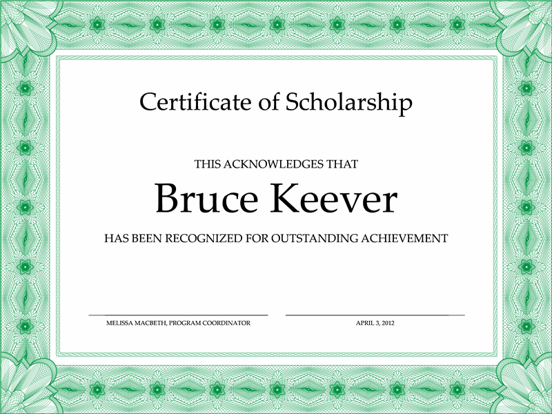 printable-certificate theme-green-leaf-emblem-vector-border-pdf-doc