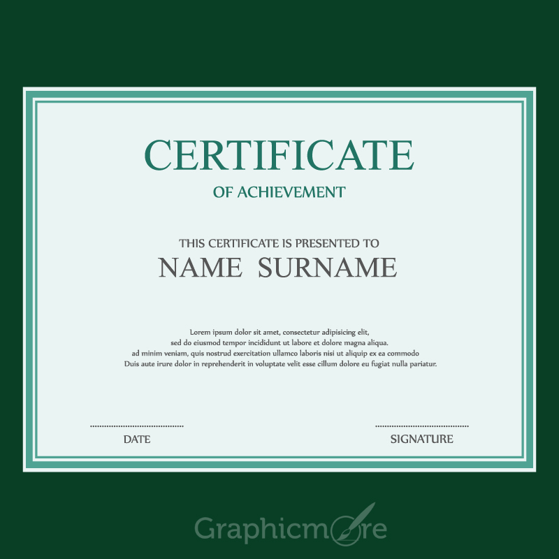 simple-green-border-certificate-design-pdf-border-green
