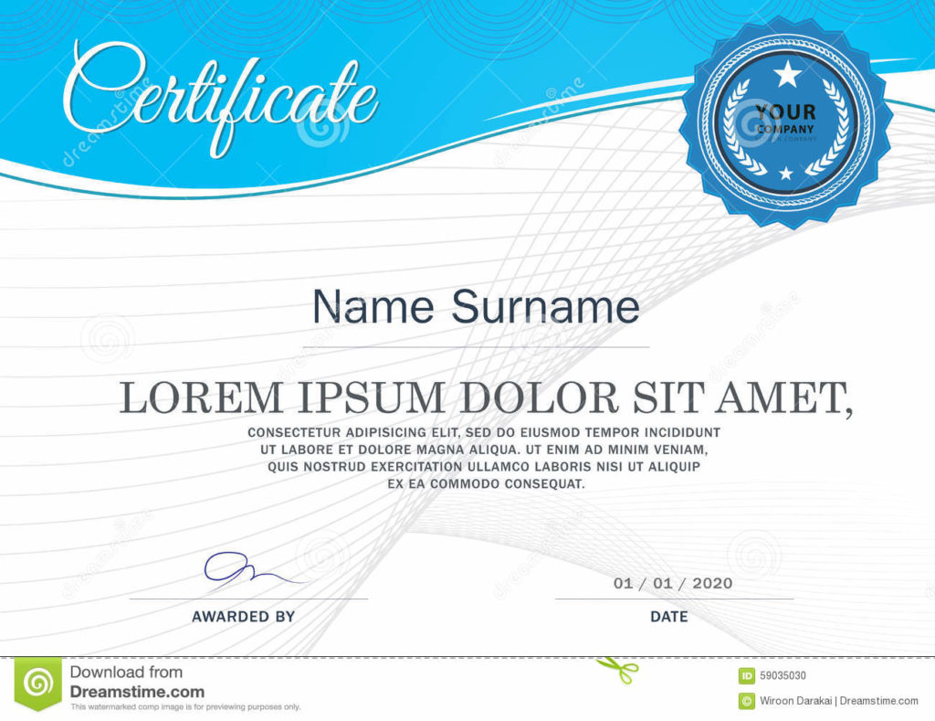 certificate-achievement-frame-design-template-blue-printable-word-doc