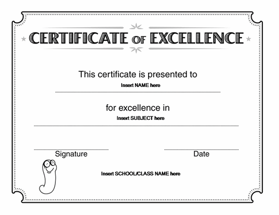 Excellence-Certificate-PDF-school-certificate-templates