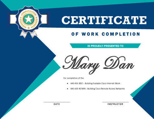 Work-Completion-Blank-Excellence-Certificate-Of-Completion