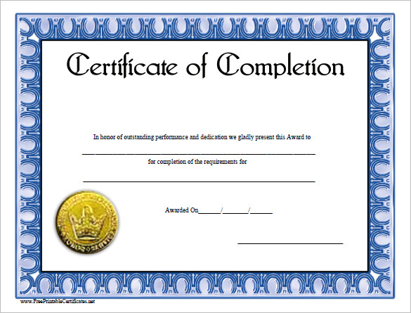 blank-certificate-of-completion-vector
