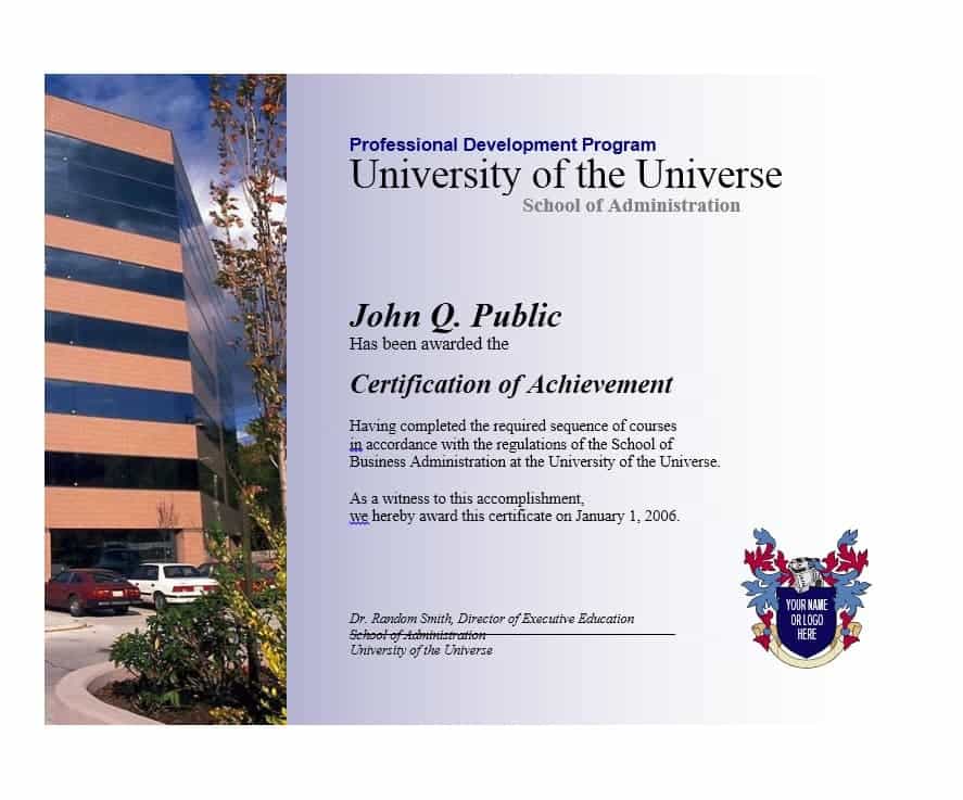 university-certificate-of-achievement-template
