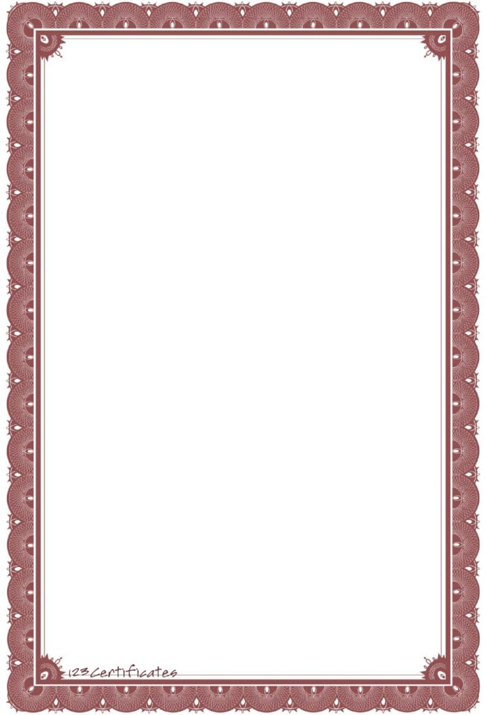 20 Printable Certificate Borders | %site_title%