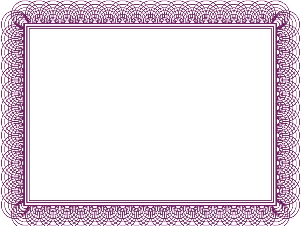 Blank Certificate Borders Templates