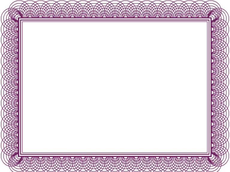 purplecertificateborderstemplatespdf Blank Certificates