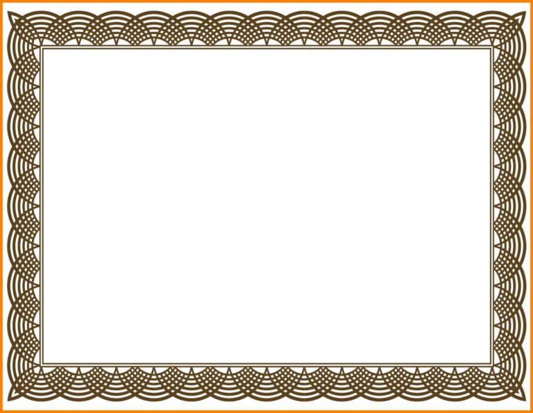 downloadable free borders for word document templates