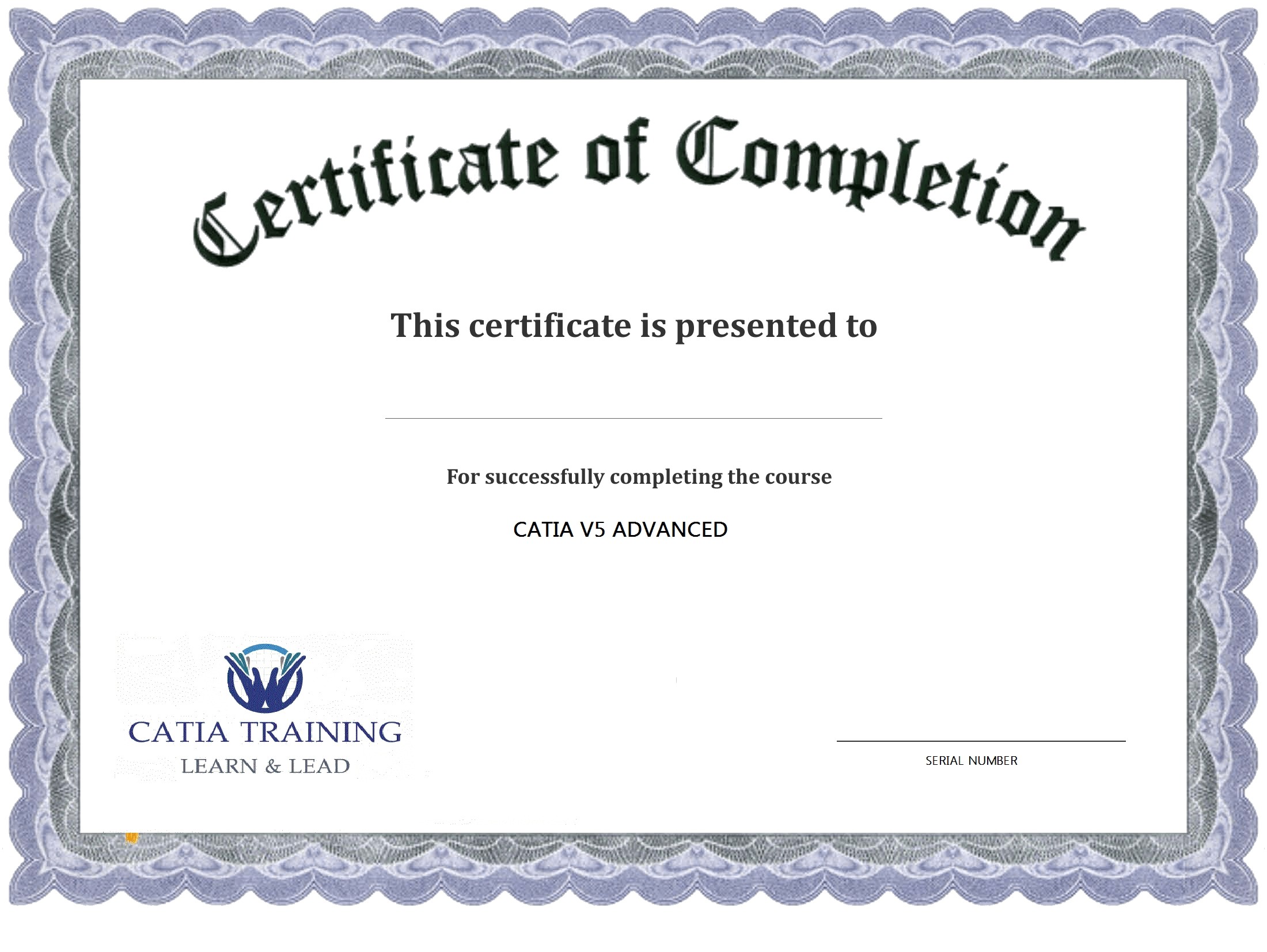 Sample course completion Blank Excellence Certificate Of Completion 