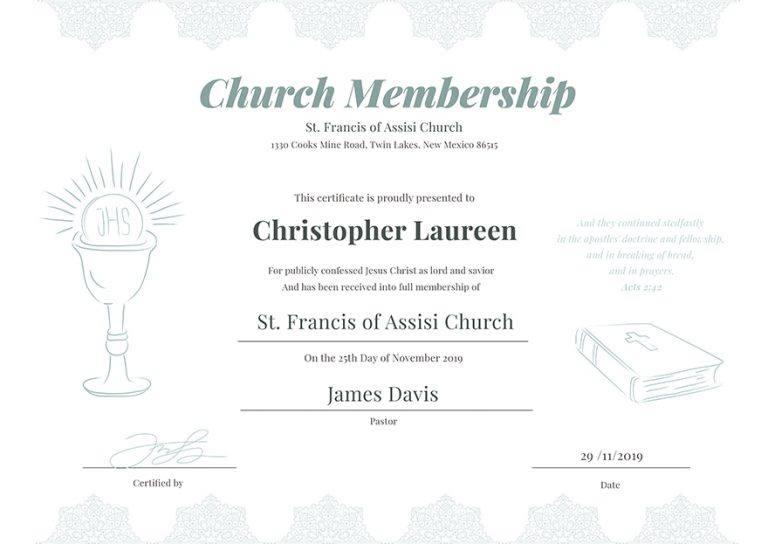 Certificate-Church-Membership-editable-word-doc-printable ...