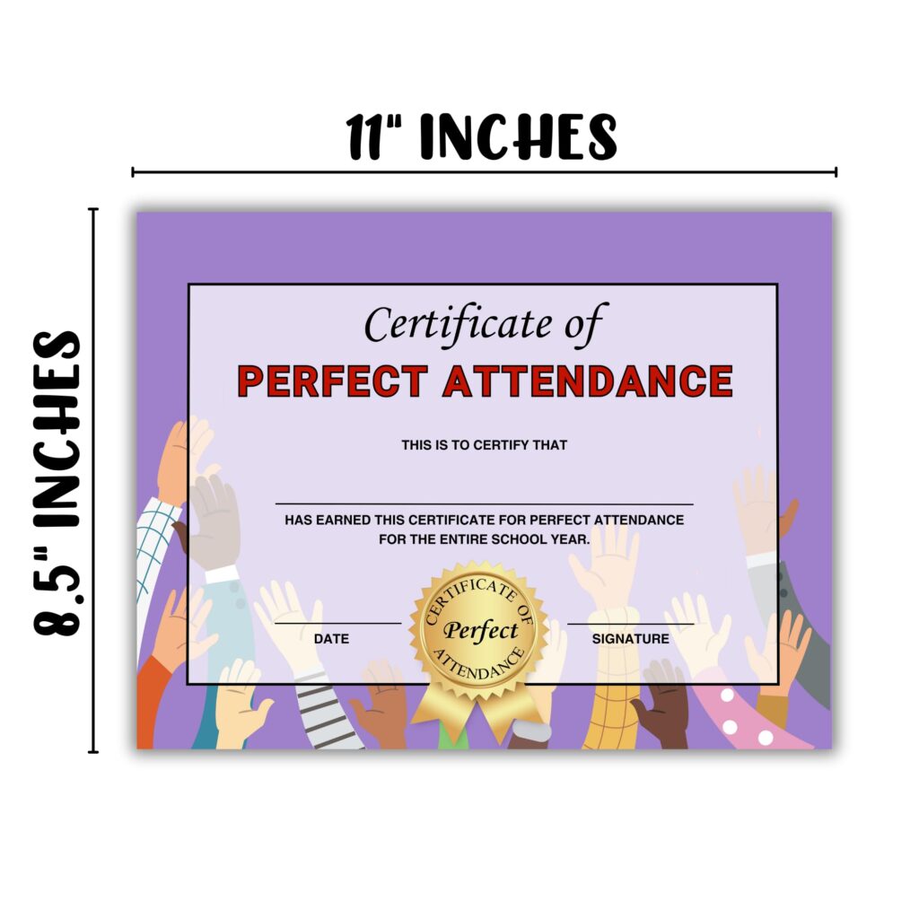 pdf-perfect attendance award template